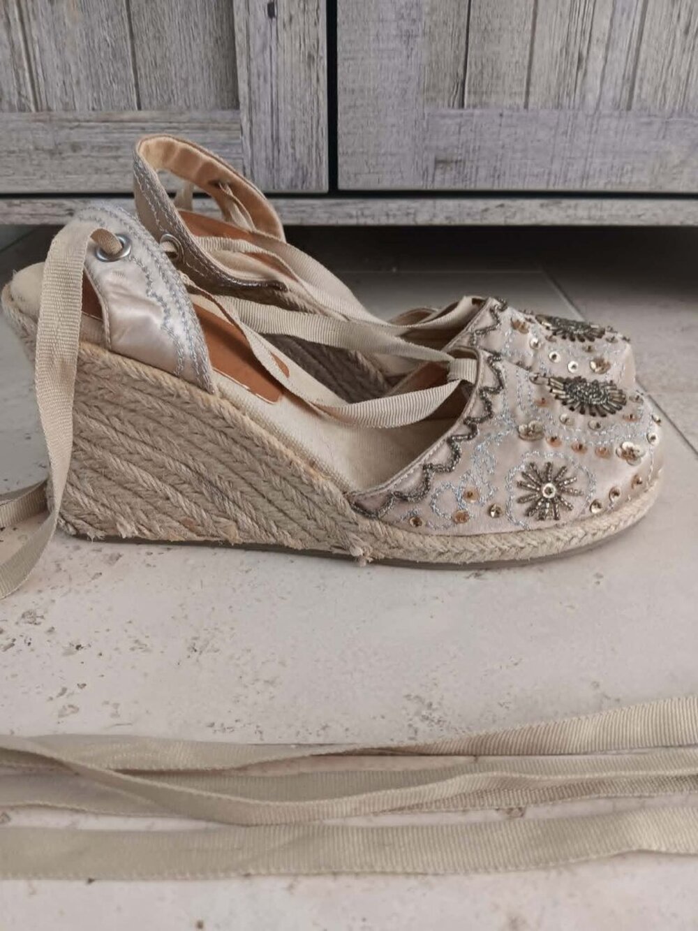 Sketchers Boho Espadrille Wedges